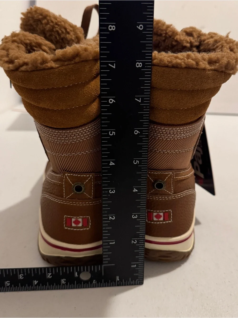 Pajar Canada Waterproof SNOW Brown Leather Boots WATERPROOF Size 10-10.5 (43)